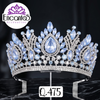 Corona para Quinceañera Plateada con Celeste