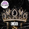 Corona para Quinceañera Dorada con Negro