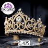 Corona para Quinceañera Dorada con Plateado