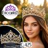 Corona para Quinceañera Dorada con Plateado
