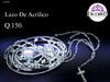 Lazo de Matrimonio/Quinceañera en Acrílico Transparente
