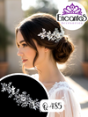 Guía plateada para cabello