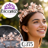 Corona para Quinceañera Gold Rose