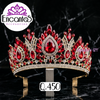 Corona para Quinceañera Dorada con Rojo