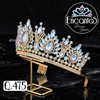 Corona para Quinceañera Dorada con Celeste