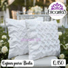 Cojines blancos para boda