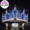 Corona para Quinceañera Dorada con Azul