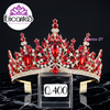 Corona para Quinceañera Dorada con Rojo