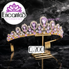 Corona para Quinceañera Dorada con Lila