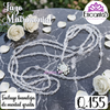 Lazo Matrimonial Plateado